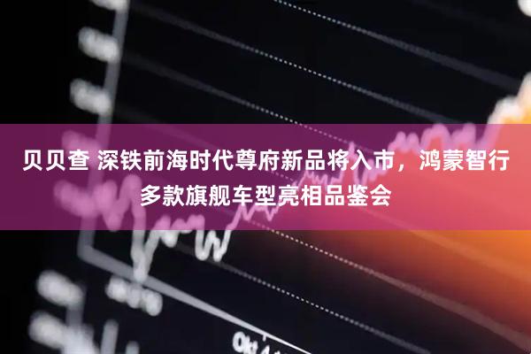 贝贝查 深铁前海时代尊府新品将入市，鸿蒙智行多款旗舰车型亮相品鉴会